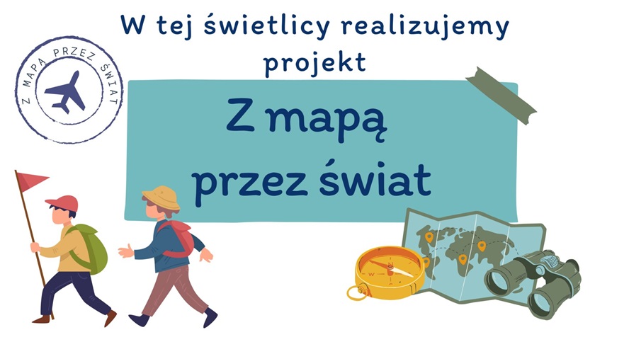 Plakat promujacy projekt Z mapa przez swiat 1920x1080