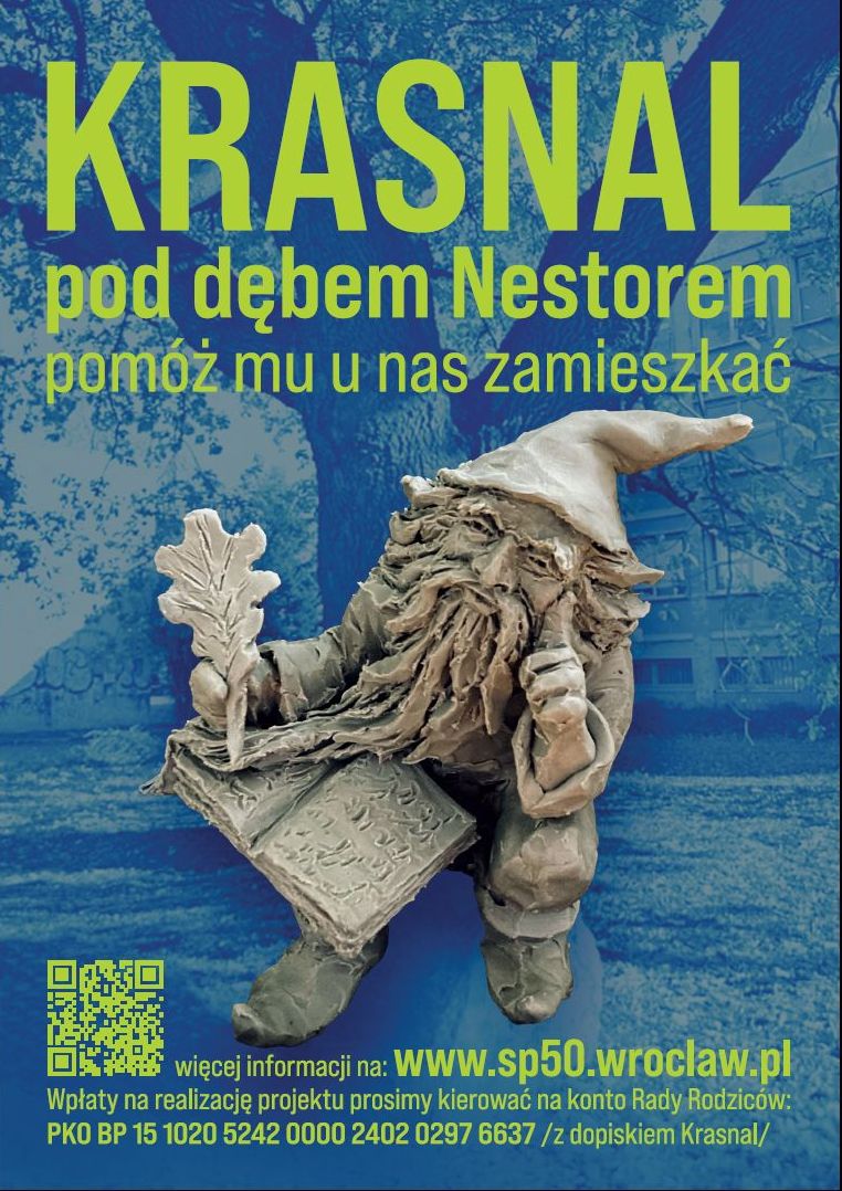 krasnal pod dąbem Nestorem